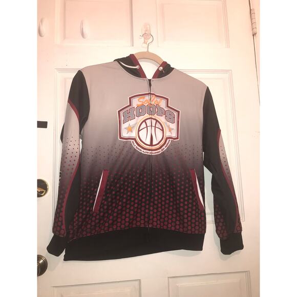 SOCAL Hoops Basketball Hoodie Sweatshirt Youth M Full Zip - Picture 9 of 15